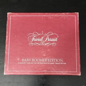 Vintage Trivial Pursuit Baby Boomer Edition Booster Card‎ Set